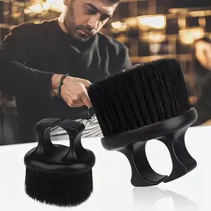 Hair Cutting Cleaning Tool, Finger Ring Soft And Gentle Hair Brush for Barbers, Makeup, And Hair Cutting to Remove Broken Hair From Neck Face Ears