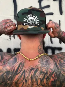 BITE BULLET GREEN CAMO HAT