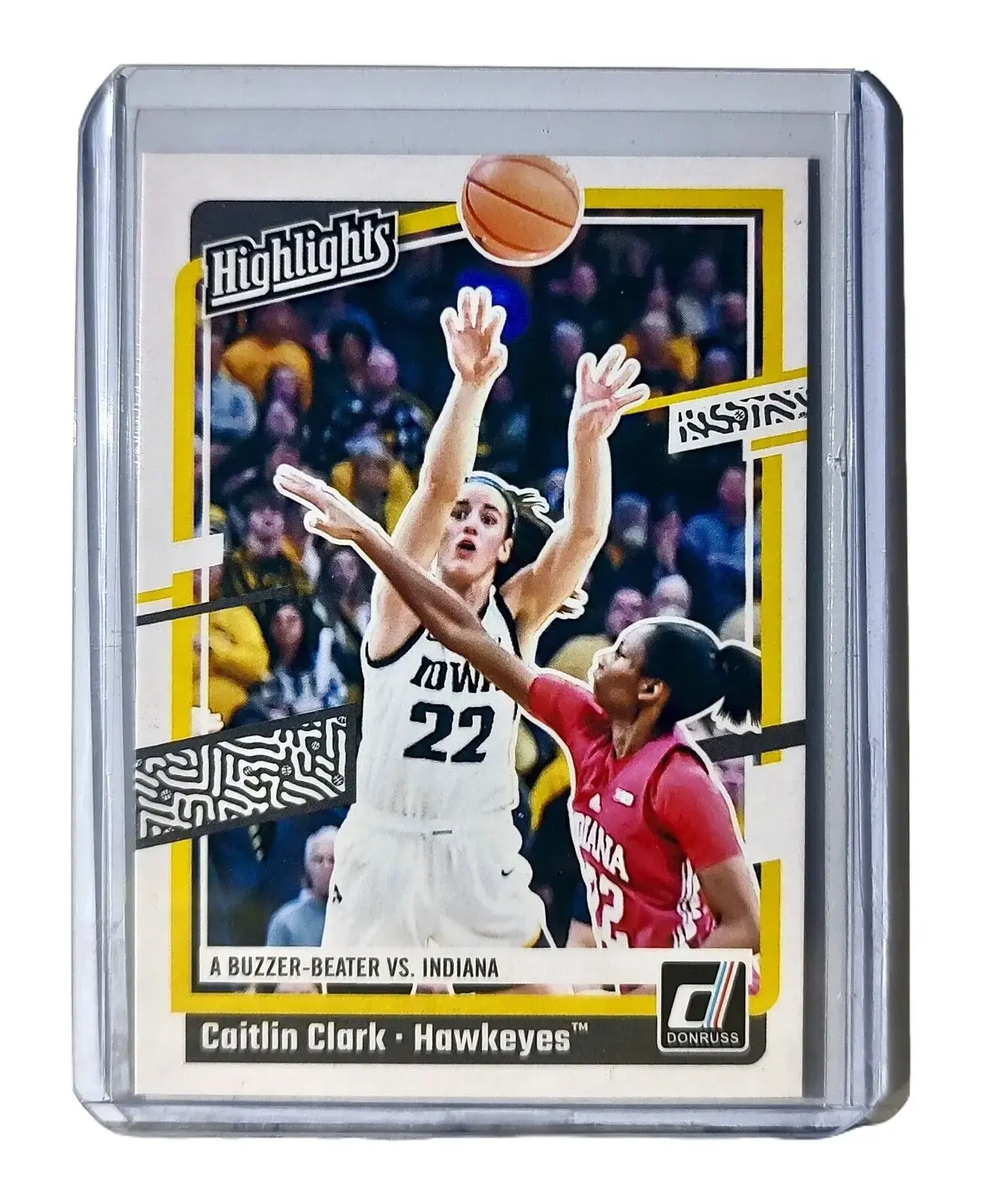 2024 Caitlin Clark Panini Donruss #H6 Highlights Basketball Card Iowa Hawkeyes