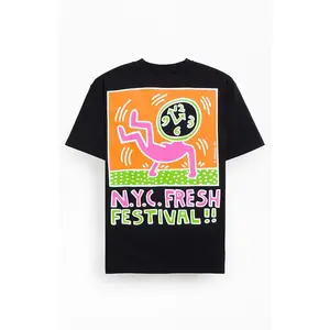 PacSun Men's Keith Haring NYC Fresh Festival T-Shirt - Multicolor