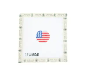 Mini Circle American Flag Canvas
