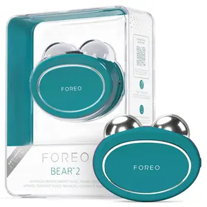 FOREO Bear 2 Advanced Lifting & Toning Microcurrent Facial Device - Anti Aging Face Sculpting Tool - Instant Face Lift - Firm & Contour - Non-Invasive - Increases Skin Care Absorption