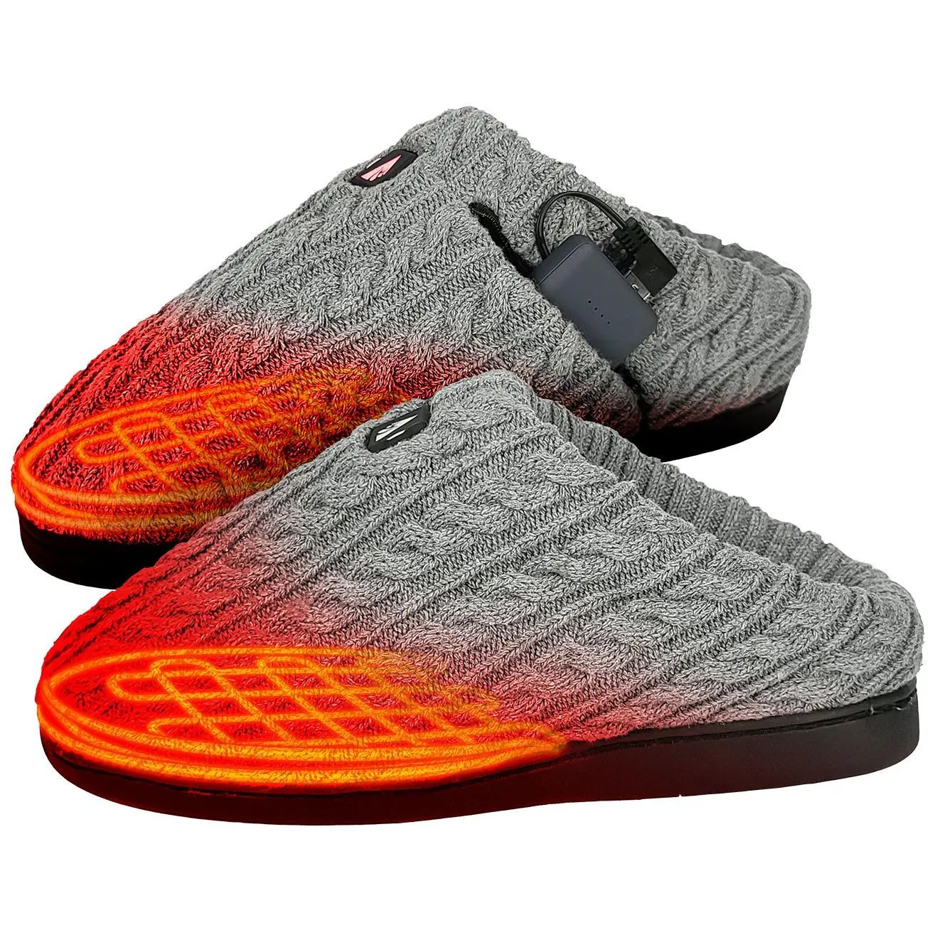 ActionHeat 5V Cable Knit Heated Slippers ActionHeat 5V Cable Knit Heated Slippers