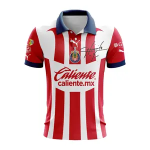 Chicharito #14 Polo: LIGA MX Chivas Guadalajara Special - Stylish & Authentic! Get Yours Now!
