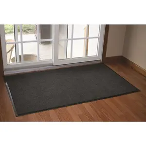Durable 654S36CH Wipe-N-Walk Entrance Area Mat, 3 x 6 in. - Charcoal Doormat, Area Mat Doormats