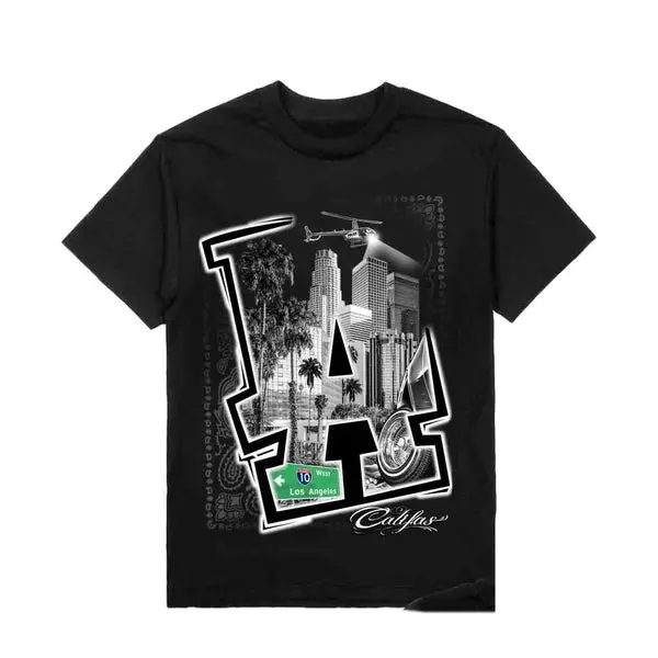 Graphic Tee - Los Angeles 10 West T-shirt Summer