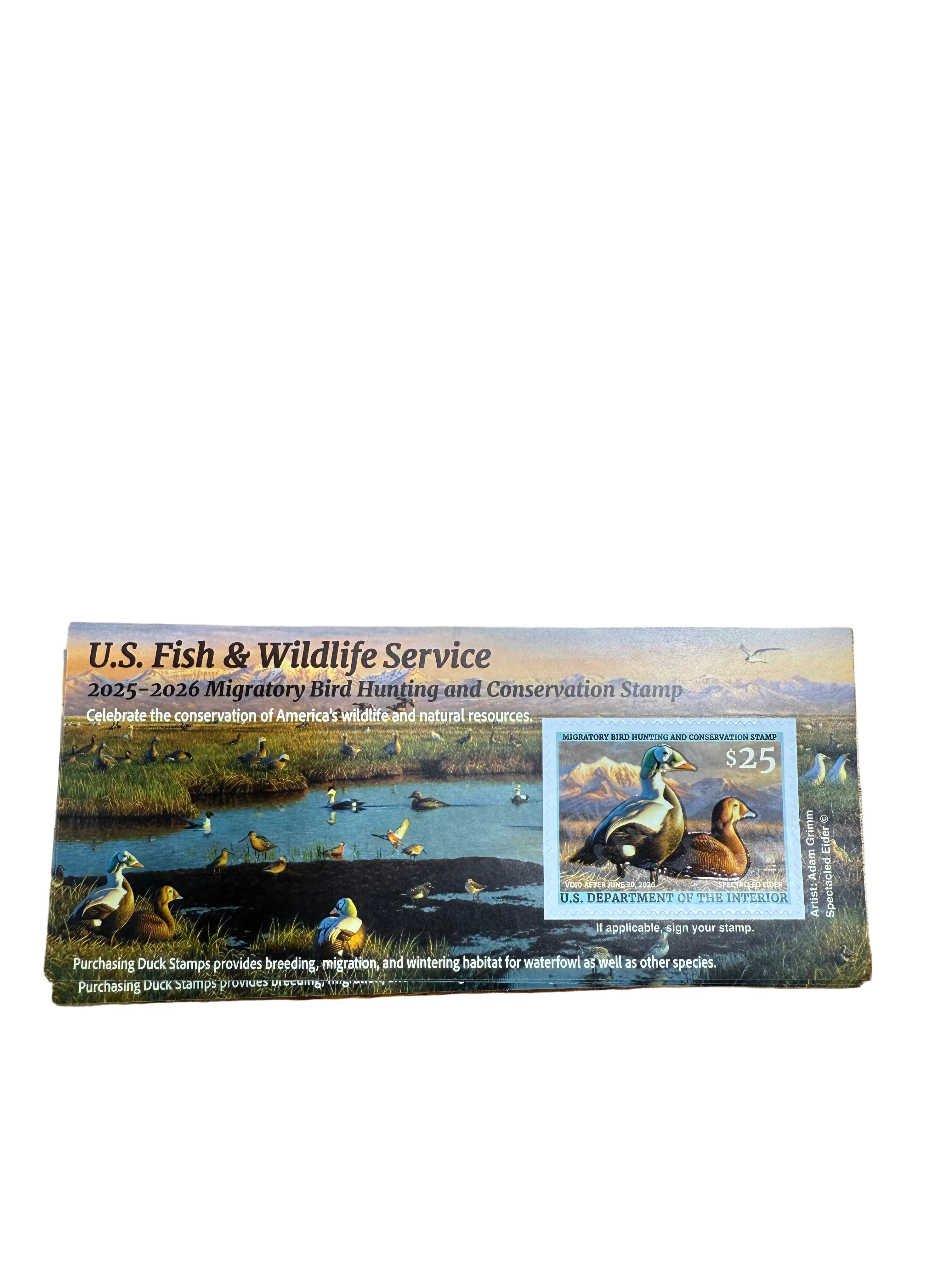 US Fish & Wildlife Migratory Bird Hunting and Conservation Stamp