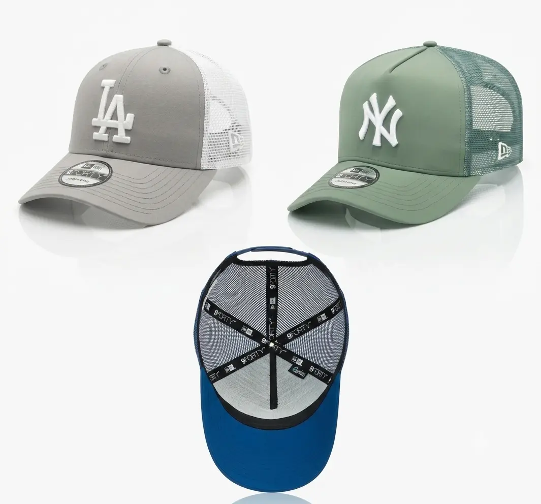 MLB New York Yankees Los Angeles Dodgers Mesh Snapback Baseball Hat Trucker Cap Adjustable Fit
