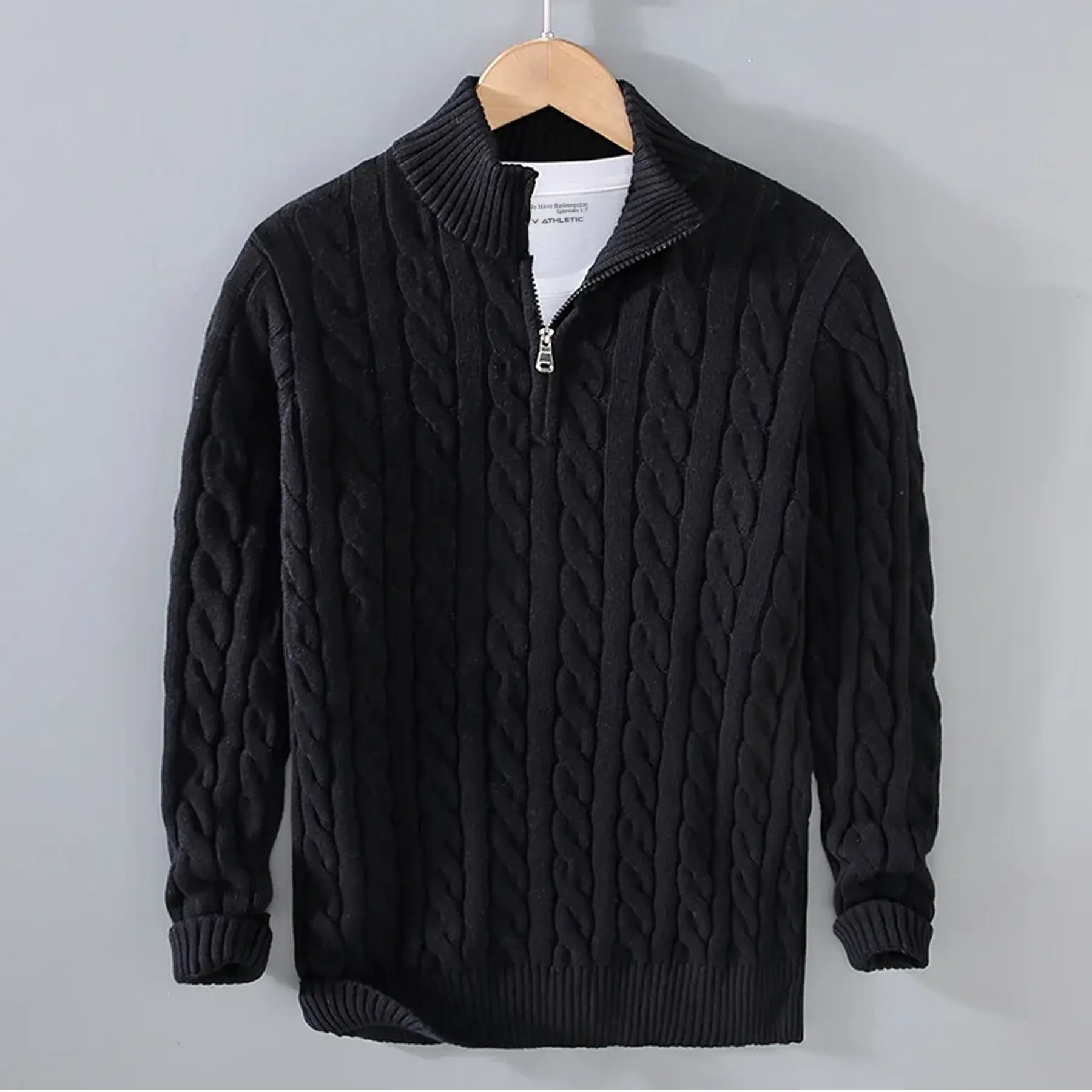 Provider Quarter Zip Pullover Black