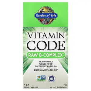 Garden of Life Vitamin Code®, RAW B-Complex™, 120 Vegan Capsules