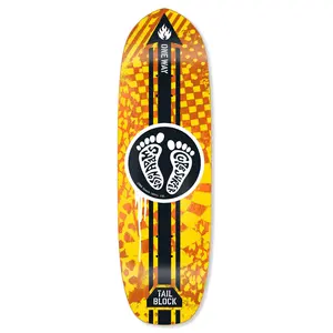 Black Label Skateboard Deck Jason Adams Curb Surfer 9.75" x 32.825"