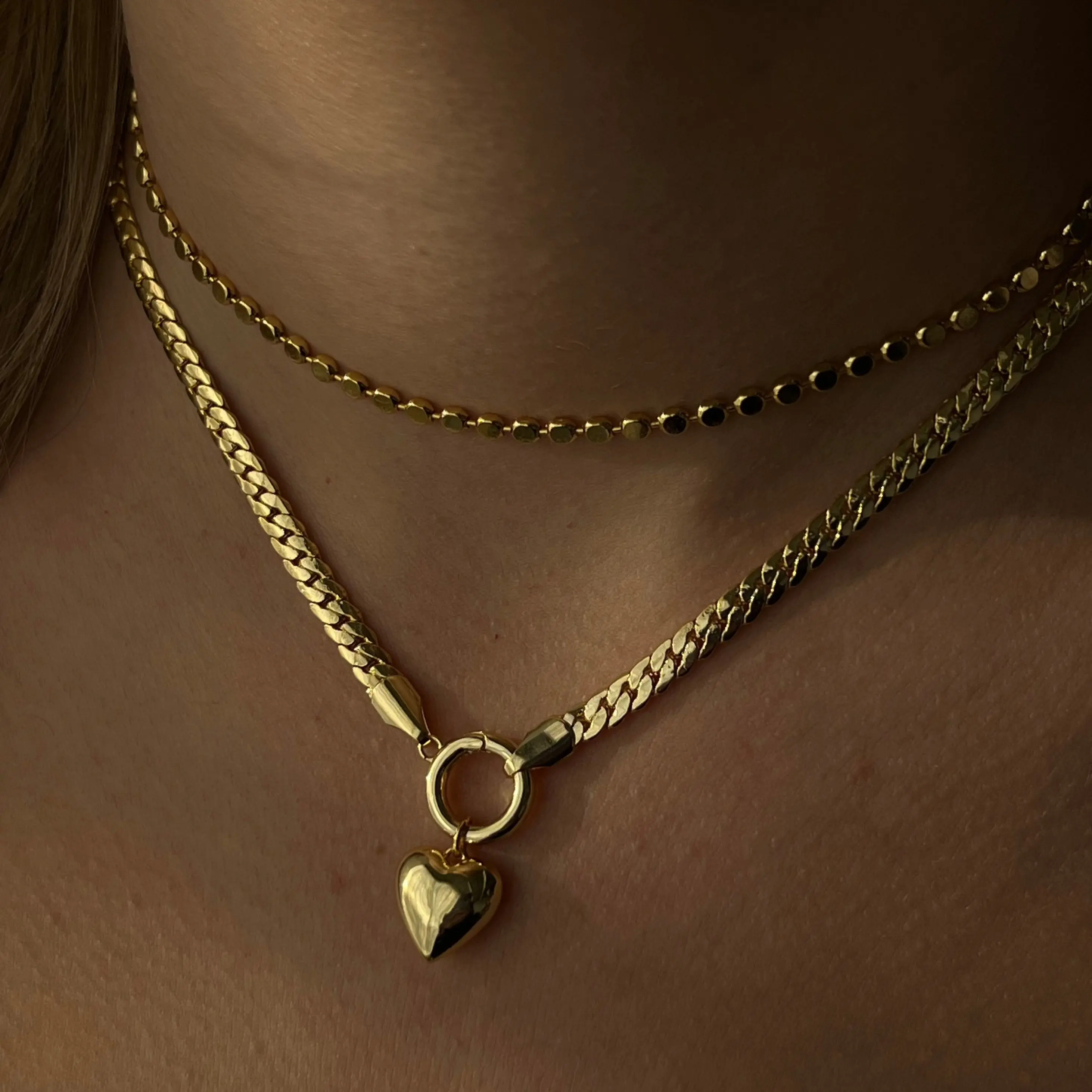 EVRY JEWELS Gold or Silver Plated Women's Hypoallergenic Hollywood Necklace