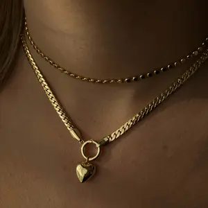 EVRY JEWELS Gold or Silver Plated Women's Hypoallergenic Hollywood Necklace