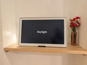 No-Drill Tabletop Stand Compatible with Skylight Calendar Max 27" | With or Without Shadow Box | Mount Base