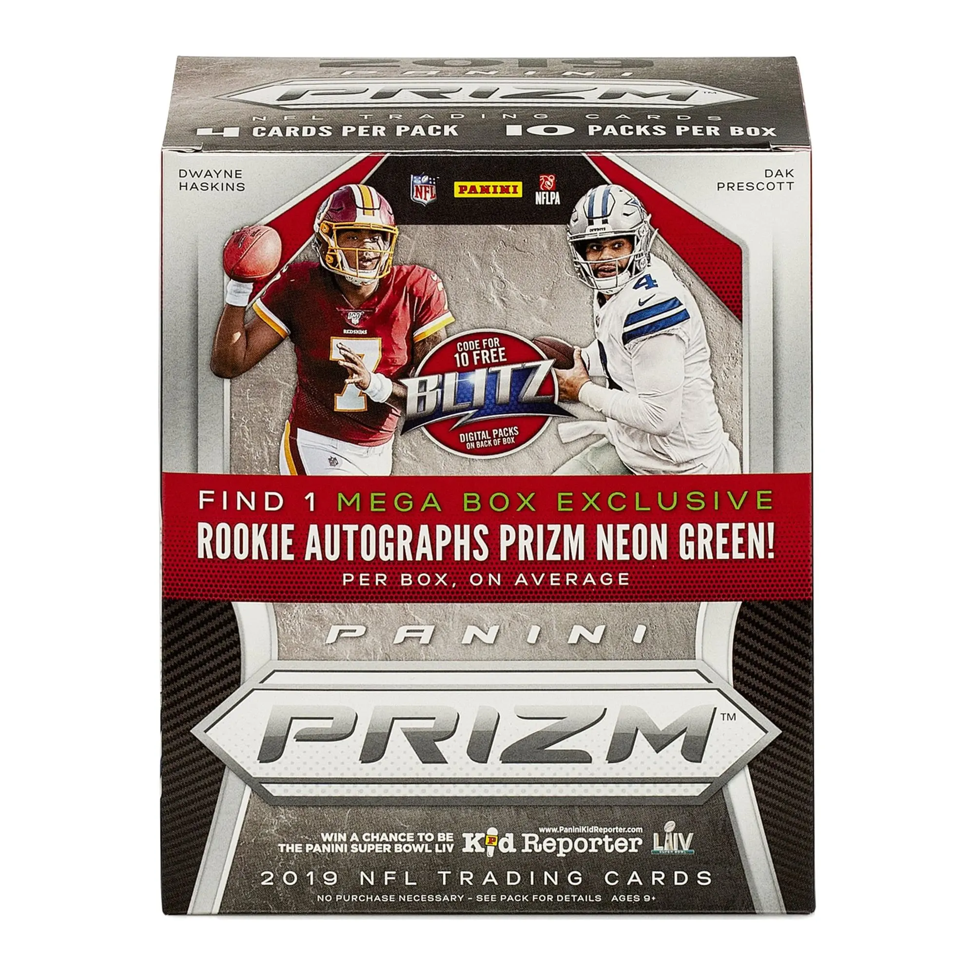 2019 Panini Prizm NFL Trading Cards Football Mega Box Baseballcards