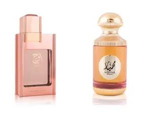 Awj blushing & Fleur Mehyar Bundle EDP Perfume by Mamlakt 3.4 Fl Oz Floral Amber Caramel Scent