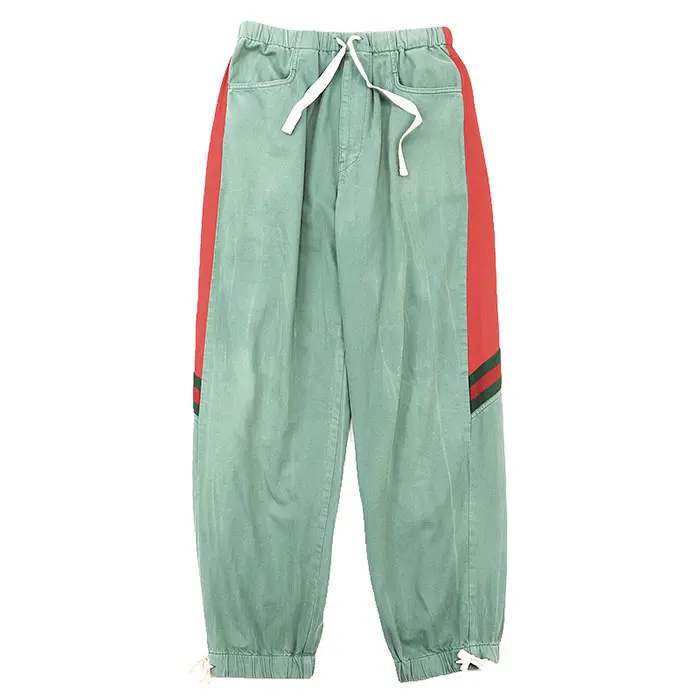 Pre-owned GUCCI Cotton Small Leather Goods Denim Pants