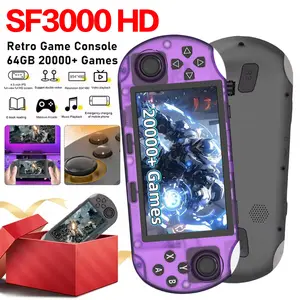 SF3000 HD Retro Handheld Gaming Console,20000+ Games,TV Output Retro Games Console, 14+ Emulators, 4.5-Inch IPS HD Screen, Dual Core Processor, HDMI Port, Phone Emergency Charging