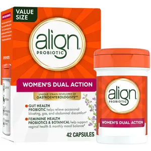 Womens Probiotic Capsules for Vaginal and Digestive Health Support Gut Health and pH Balance 42 Count
