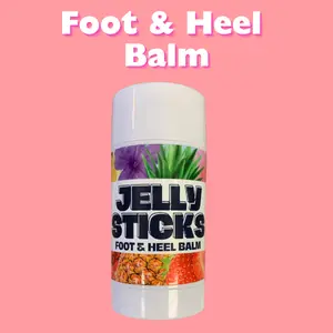 Jelly Sticks Heel Balm - Deep Moisturizing Foot Treatment for Cracked Dry Heels Non Greasy Jelly Texture Fast Absorbing Nourishing Repair