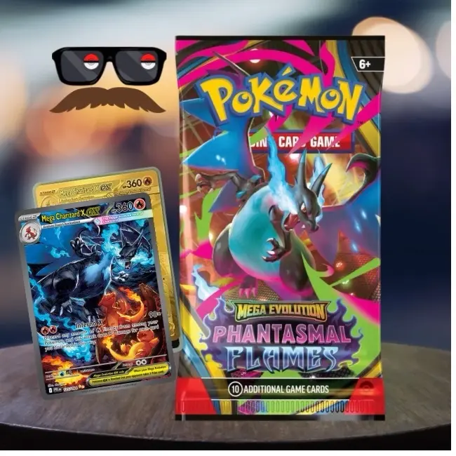 phantasmal flames booster box charizard Pokémon TCG Scarlet & Violet 4.5 Paldean Fates Booster Bundle main image 0
