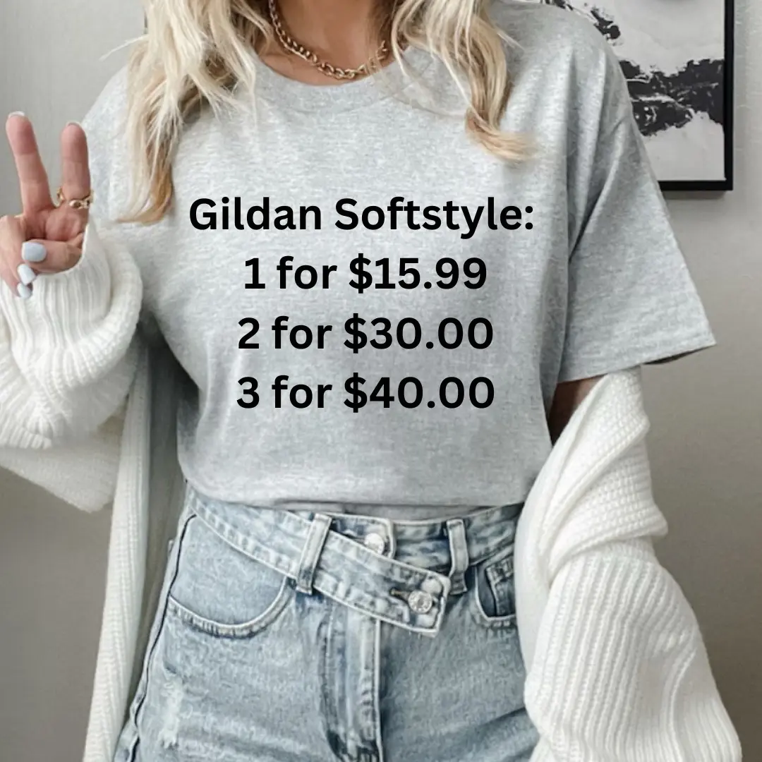 Gildan Softstyle Custom Live Tshirt