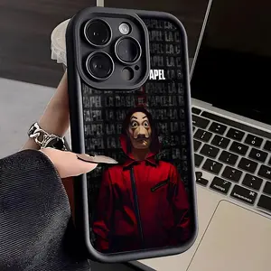 La casa de papel Phone Case for IPhone 17 Pro Max 15 Pro 14 Plus 13 12 11 XR XS Max X 16 Plus Soft TPU Back Cover