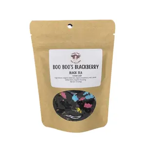 Witchy Pooh's Boo Boo's Blackberry Flavored Loose Leaf Fruity Black Tea with Sweet Candy Teddy Bears