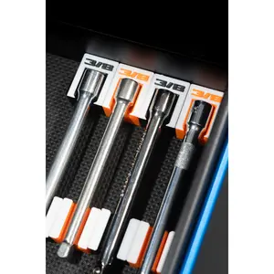 3/8&Quot; Socket Extension Organizer Modular & Magnetic | Toolbox Drawer Storage For Extensions | Magnetic Tool Organizer