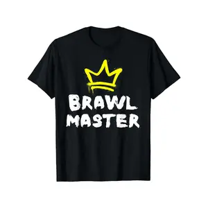 Gamer Gaming Brawler Brawl T-Shirt Boys Fashion Trend Bottoming Shirt Breathable, Moisture Wicking, Casual Comfortable Top Streetwear Fashion Casual Summer Tee Crew Neck Short Sleeve T-Shirt Best Gift for Boy Girl  (3-13Y)