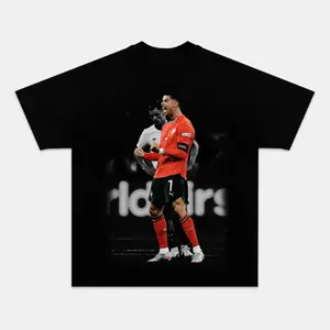 Cristiano Ronaldo Youth and Adult T-shirt and Sweatshirt Graphic Tees Tees Graphic Shirts Soccer Star CR7 Celebration Fan Shirt Football Legend Vintage Style Gift for Men Women Kids Trendy Sports Apparel