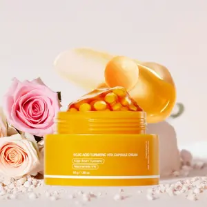Kojic Acid Turmeric Vita Capsule Cream – K-Beauty Tone-Brightening Capsule Cream, Radiance Glow Moisture Capsule Treatment Cream
