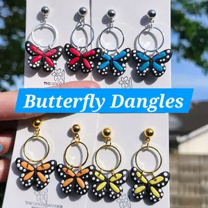 Butterfly Dangles for the Spring Season Multiple Color Choices