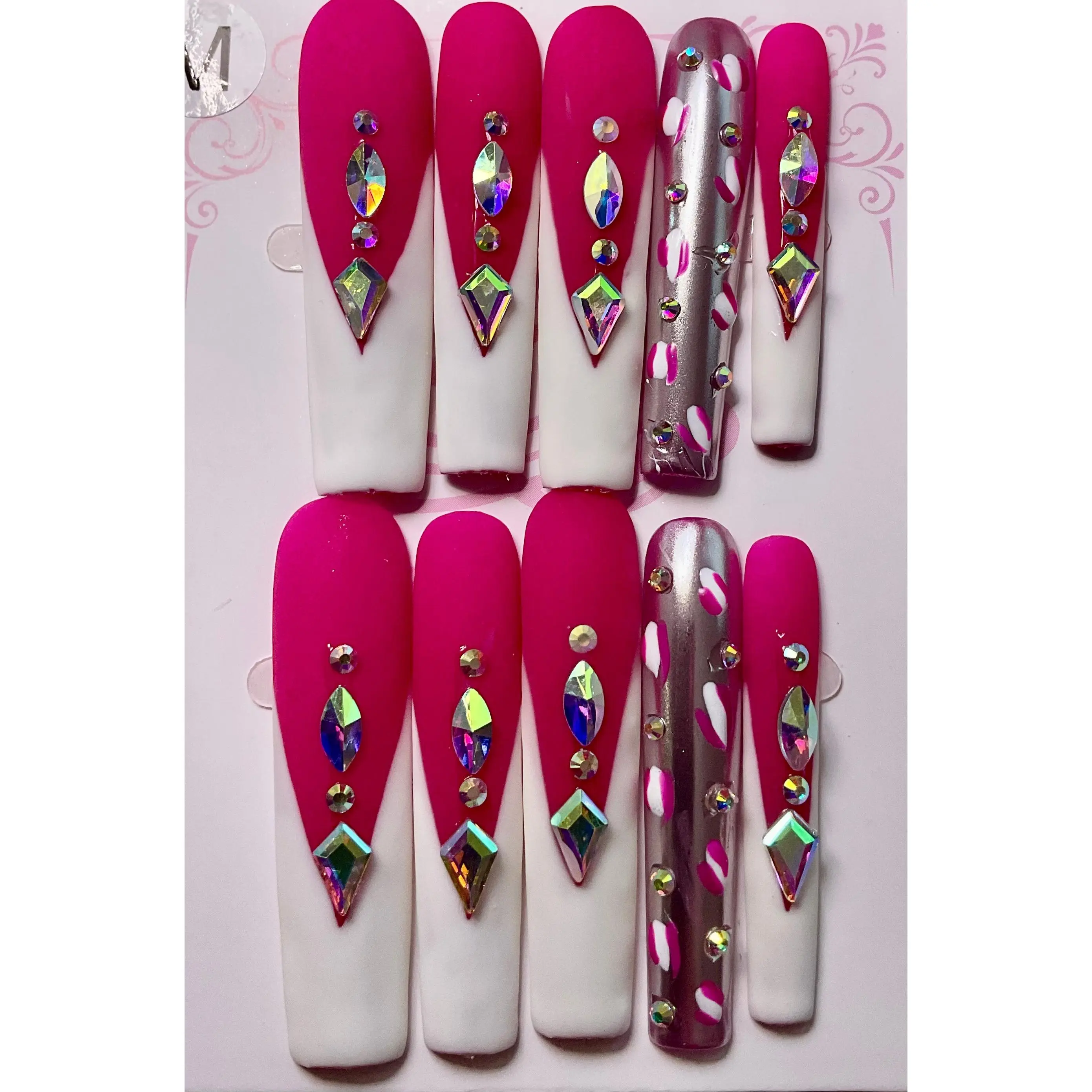 Pretty In Pink Press On Nails