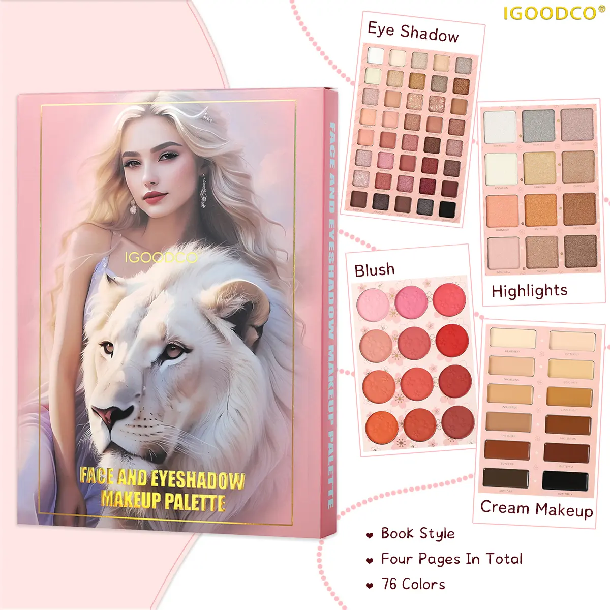 IGOODCO  (Model: IG3096)eye shadow plate glitter matte glitter powder sequins makeup palette stage makeup palette cosmetics Shimmer Eyeshadow Eyeshadow Set, Eye Makeup,summerwins