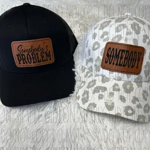 HOT TREND 2025 COMBO HATS- Somebody's Problem Hat Bundle – His & Her Snapback, Camouflage Trucker Cap, Adjustable Snapback Hats, Gift for Him Her