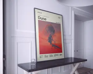 Dune Movie Poster | Dune Print | Film Poster | Vintage Retro Art Print | Minimalist Poster | No Frame #7