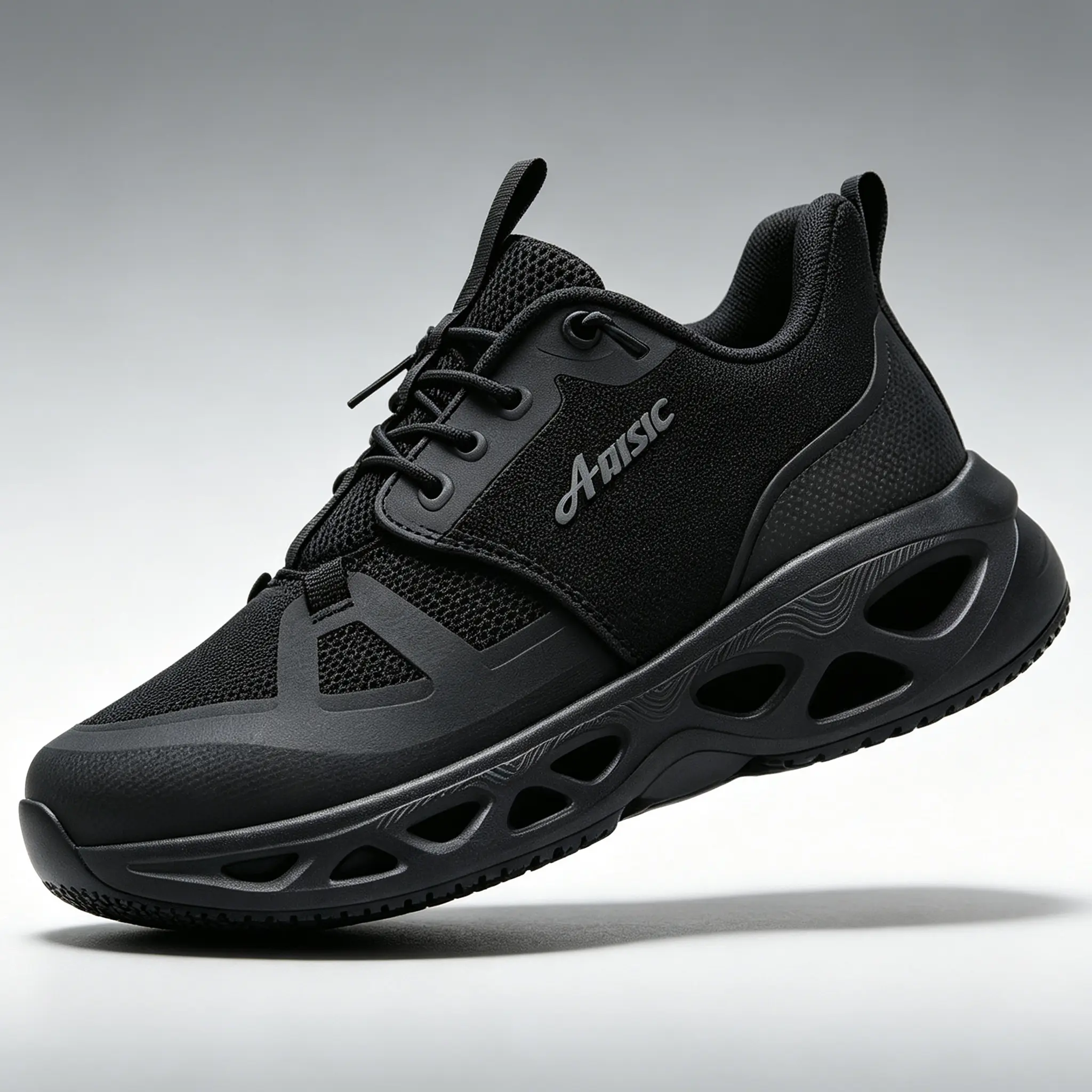Men's Non-Slip Work Shoes,Cushioned Chef Sneakers, BreathableMesh Oil-Resistant Kitchen Footwear
