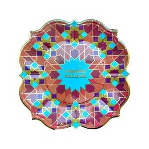 8 Geometric Ramadan Lunch Plates