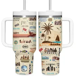 0uterr Bankss Drama Movie Series 40OZ Tumbler With Straw, 0uterr Bankss Movie Merch, JJ B4nks Merch