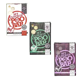 My Cluckin' Poo Bars Body Care Coconut Soap - Tea Tree, Lavender, & Unscented - Animal & Palm-Free - Cold-Process - Made in USA - 2.5 oz Each - Body Wash & Cleanser