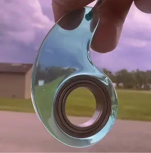 Green Resin Keychain Spinner v1.0