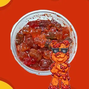 Don panda gummy bears withchamoy panditas con chamoy