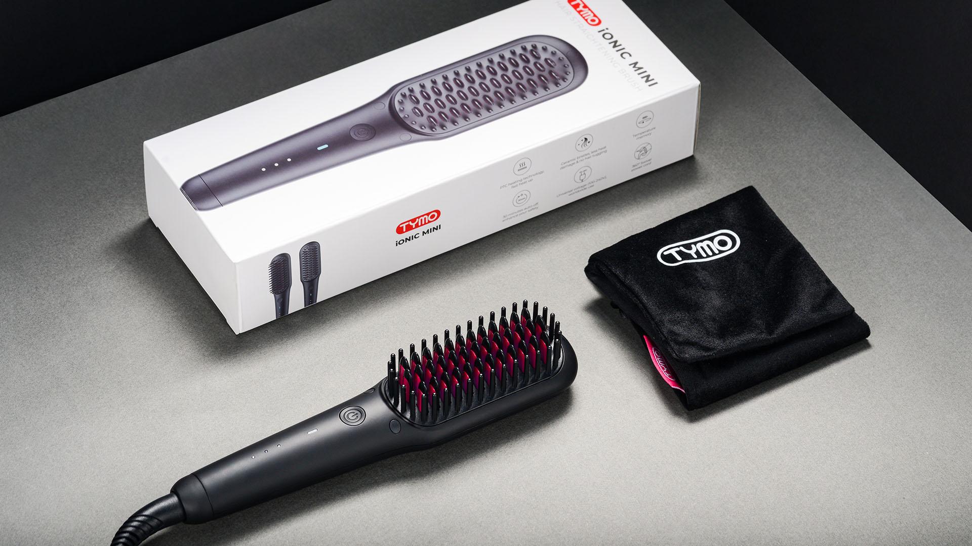 TYMO iONIC MINI-Hair Straightener Brush - Lightweight and Comfortable handle muk straightener Straightening Comb Straightening Iron TYMO iONIC MINI-Hair Straightener Brush - Lightweight and Comfortable handle muk straightener Straightening Comb Straightening Iron