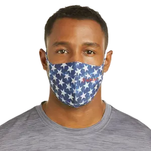 Ariat®  AriatTEK™ Unisex Blue With White Stars Face Mask 10036896