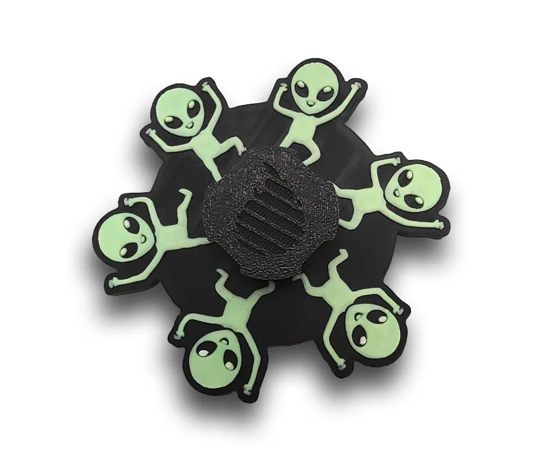 Classic Glow Dancing Alien Handheld Zoetrope — Please Read Product Details Before Ordering