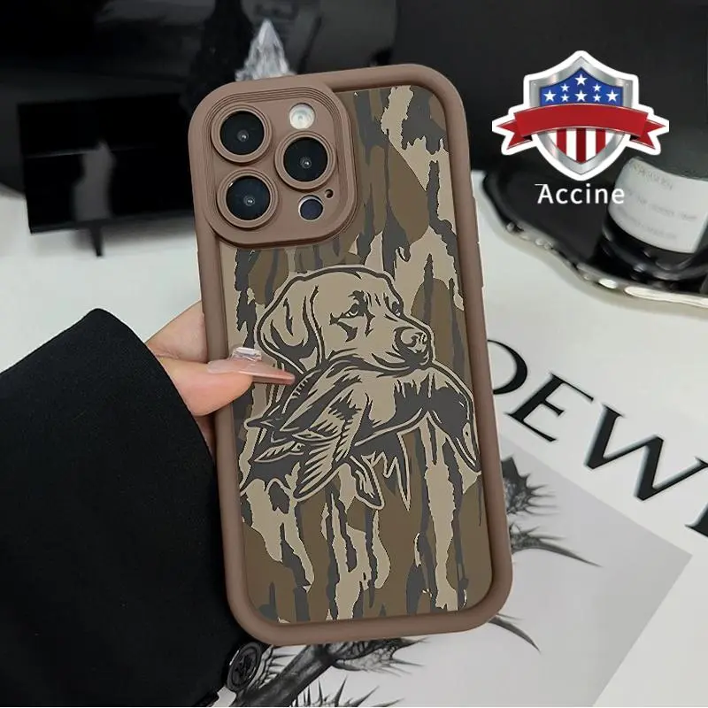 Case Compatible with iPhone 17 Pro Max 16 Plus 15 14 13 12 11 Air E Camouflage Dog TPU Silicone Camera Protective Rugged Cellphone Cover for Boy