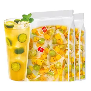 Passion Fruit Kumquat Lemon Tea, Flower And Fruit Tea Can Be Hot Or Cold Brewed, Summer Fruit Tea, Honey Tea Fruit TeaTea Beverage For Homemade Beverages
