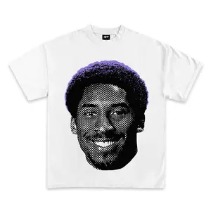 Vintage Kobe Bryant Afro Graphic T-Shirt,  Vintage Y2K Streetwear Graphic Tee Shirt, Casual Unisex Fashion T-Shirt, Retro Graphic Top Everyday Wear