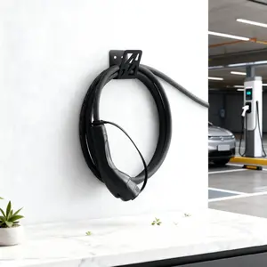 Electric Vehicle Charger Storage Rack, Car Cable Holder, Automotive Organizer Box, 1 Piece Set, Essential Auto Accessory, Desk Cable Organizer